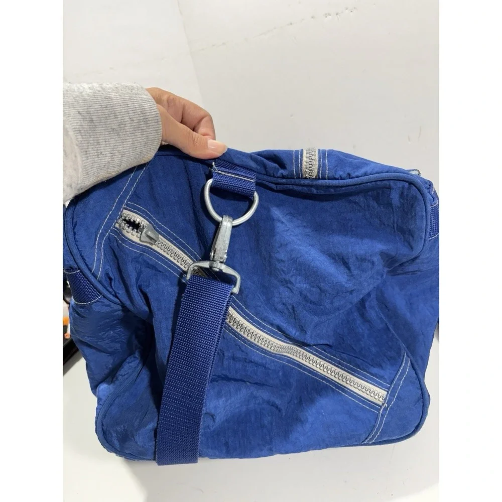 PEPSI COLA Blue X-LARGE Nylon Two-In-One Duffle Bag 1990's W/ Detachable Side